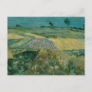 Postal Vincent van Gogh - La llanura de Auvers