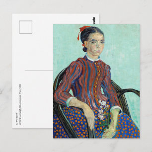 Postal Vincent van Gogh - La Mousme