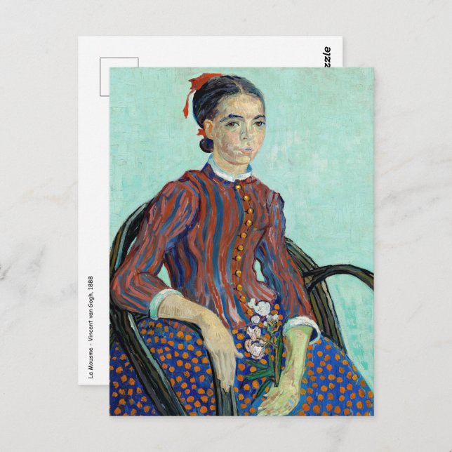 Postal Vincent van Gogh - La Mousme (Anverso / Reverso)