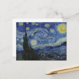 Postal Vincent Van Gogh, La Noche Starry