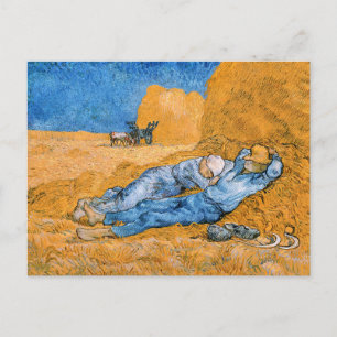 Postal Vincent van Gogh - La Siesta