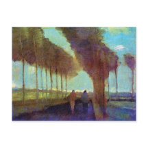 Vincent Van Gogh - Lane De Campo Con Dos Figuras
