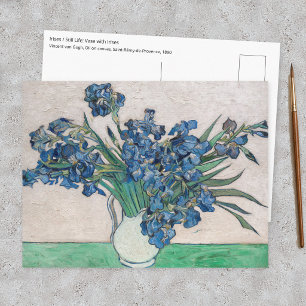 Postal Vincent van Gogh - Lirios