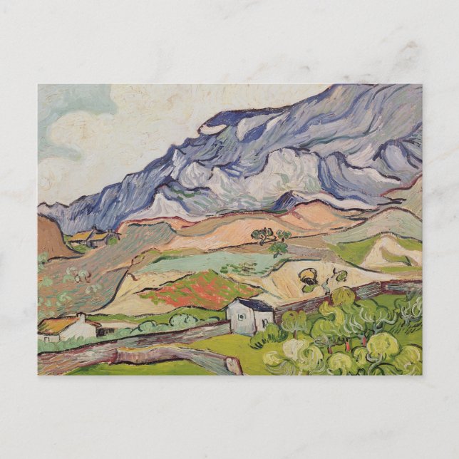 Postal Vincent van Gogh | Los Alpilles, 1890 (Anverso)