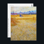 Postal Vincent van Gogh - Los inversores<br><div class="desc">The Harvesters / Les Moissonnneurs - Vincent van Gogh,  Oil on Canvas,  1888</div>