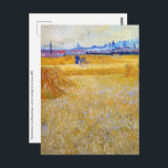 Postal Vincent van Gogh - Los inversores<br><div class="desc">The Harvesters / Les Moissonnneurs - Vincent van Gogh,  Oil on Canvas,  1888</div>