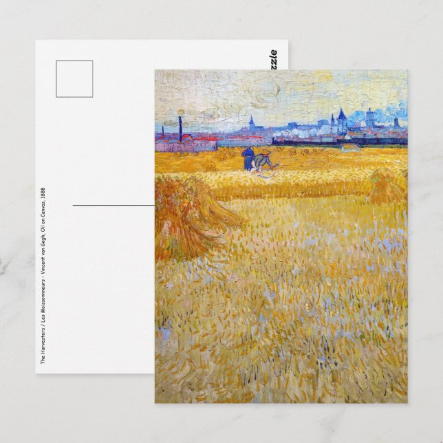 Postal Vincent van Gogh - Los inversores (Anverso / Reverso)