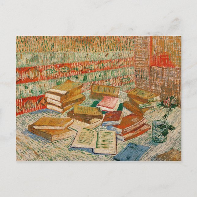 Postal Vincent van Gogh | Los Libros Amarillos, 1887 (Anverso)