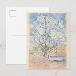 Postal Vincent van Gogh Melocotoneros en Flor 1888