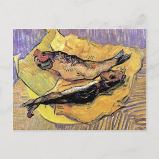 Postal Vincent Van Gogh - Naturaleza Muerta Bloaters Arte