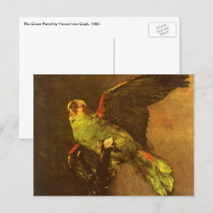 Postal Vincent van Gogh - Naturaleza muerta con loro verd