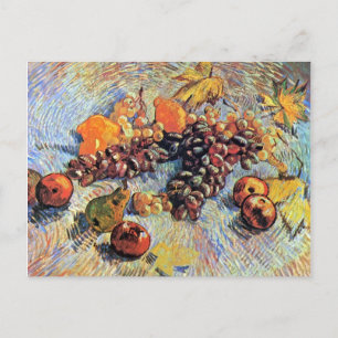 Postal Vincent Van Gogh - Naturaleza Muerta con Manzanas