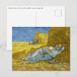 Postal Vincent Van Gogh - Noon, Descanse del trabajo / Si