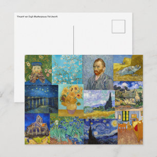 Postal Vincent Van Gogh - Obra maestra