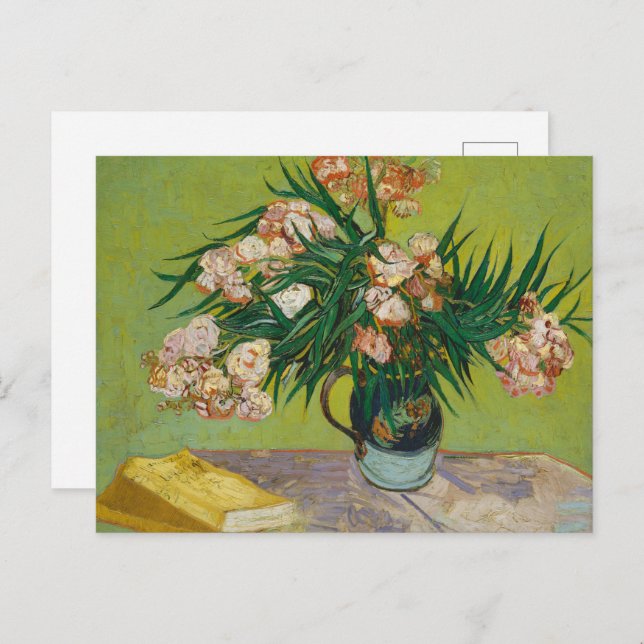 Postal Vincent Van Gogh Oleander Vida Aún Perdida (Anverso / Reverso)