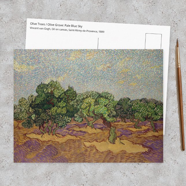 Postal Vincent van Gogh - Olivos (Subido por el creador)