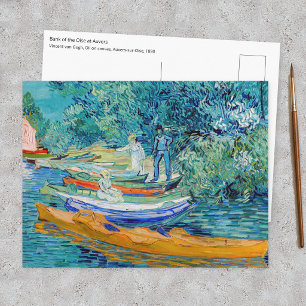 Postal Vincent van Gogh - Orilla del Oise en Auvers