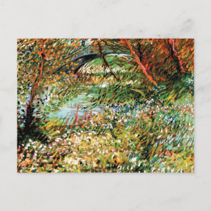 Postal Vincent Van Gogh - Orillas del Sena en primavera