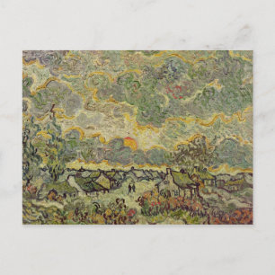 Postal Vincent van Gogh   Paisaje otoñal, 1890