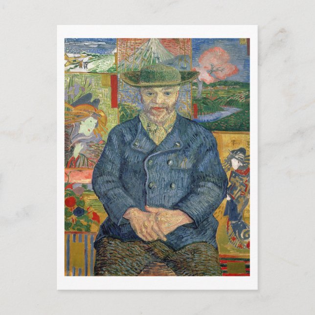 Postal Vincent van Gogh | Pere Tanguy (padre Tanguy) (Anverso)