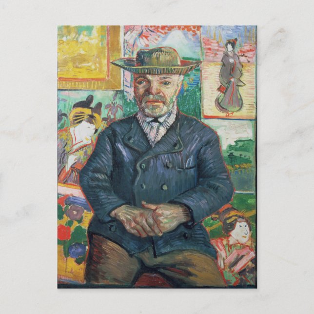 Postal Vincent van Gogh | Pere Tanguy (padre Tanguy) (Anverso)