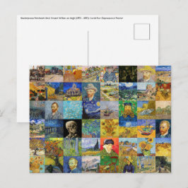 Postal Vincent van Gogh - Piquetas maestras del mosaico