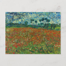 Postal Vincent Van Gogh Poppy Field
