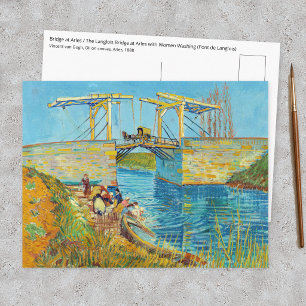 Postal Vincent van Gogh - Puente de Langlois en Arles #1