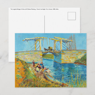 Postal Vincent van Gogh - Puente Langlois en Arles #1