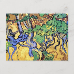 Postal Vincent Van Gogh - Raíces y troncos de árboles Art