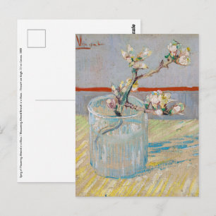 Postal Vincent van Gogh - Rama de Almendro en un Vaso