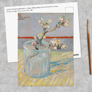 Postal Vincent van Gogh - Rama de Almendro en un Vaso