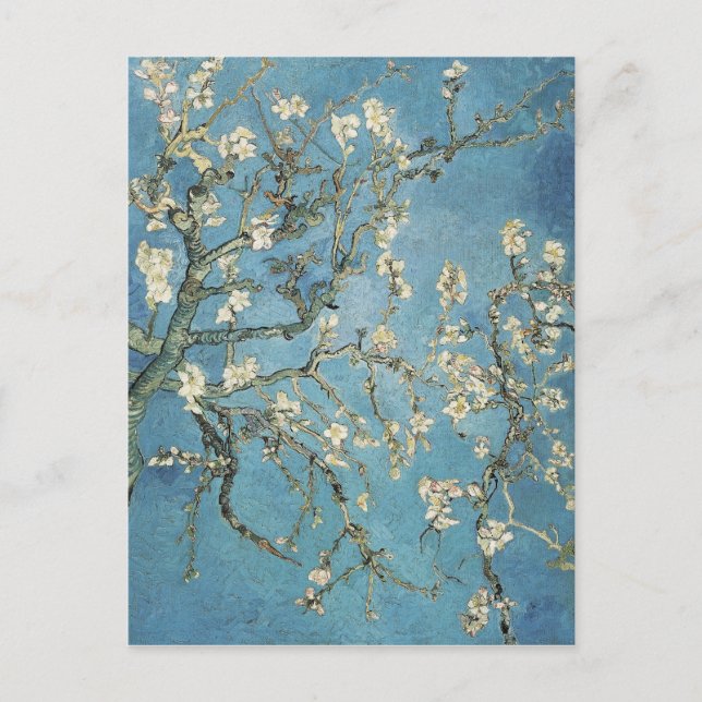 Postal Vincent van Gogh | Ramas de almendros en flor, 189 (Anverso)