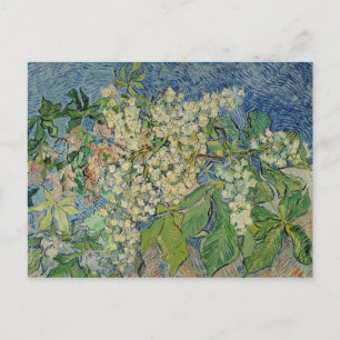 Postal Vincent van Gogh   Ramas de castaño en flor