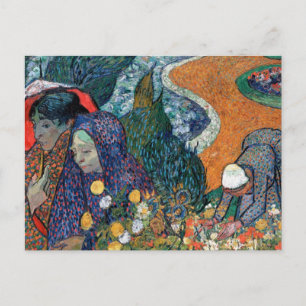 Postal Vincent Van Gogh - Recuerdo del Jardín en Etten