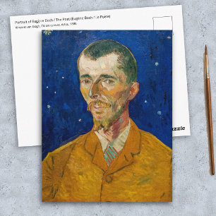 Postal Vincent Van Gogh - Retrato de Eugene Boch, Arles