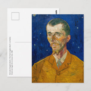 Postal Vincent Van Gogh - Retrato de Eugene Boch, Arles