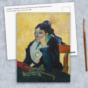 Postal Vincent Van Gogh - Retrato de Madame Ginoux