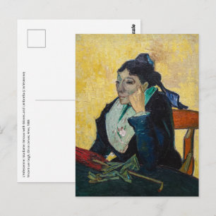 Postal Vincent Van Gogh - Retrato de Madame Ginoux