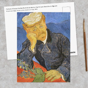 Postal Vincent Van Gogh - Retrato del doctor Paul Gachet