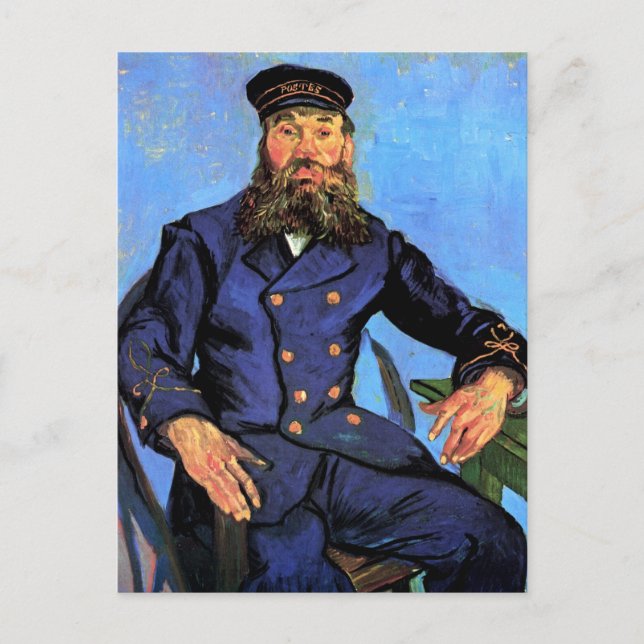 Postal Vincent Van Gogh - Retrato Del Postman (Anverso)