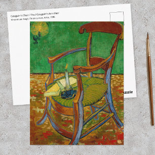 Postal Vincent van Gogh - Silla de Paul Gauguin