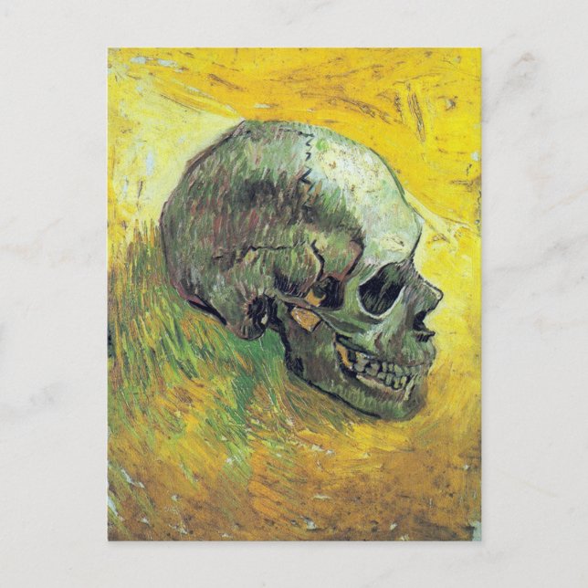 Postal Vincent van Gogh Skull (Anverso)