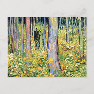 Postal Vincent Van Gogh - Sotobosque con dos figuras