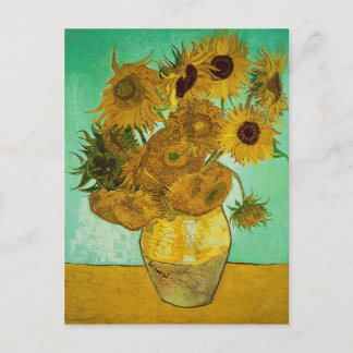 Postal Vincent van Gogh - Sunflowers