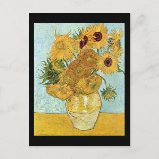 Postal Vincent Van Gogh Sunflowers