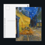 Postal Vincent van Gogh - Terraza del Café por la Noche<br><div class="desc">Terraza del Café en la Plaza del Foro por la Noche - Vincent van Gogh,  1888</div>