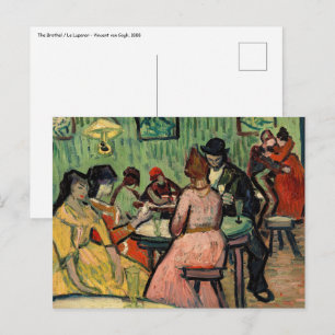 Postal Vincent van Gogh - The Brothel
