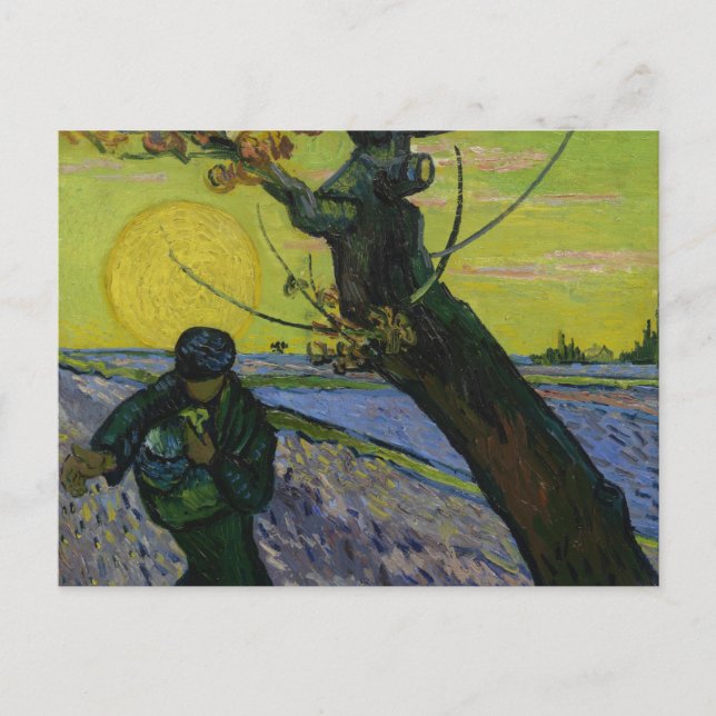 Postal Vincent van Gogh - The Sower (Anverso)