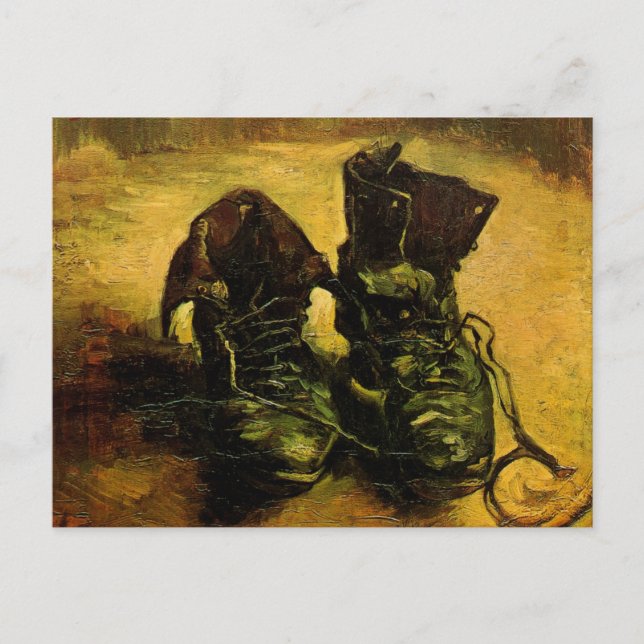 Postal Vincent van Gogh - Todavía la vida con un par de z (Anverso)